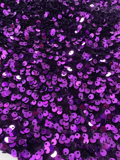 Purple Sequin on Velvet - Image 8