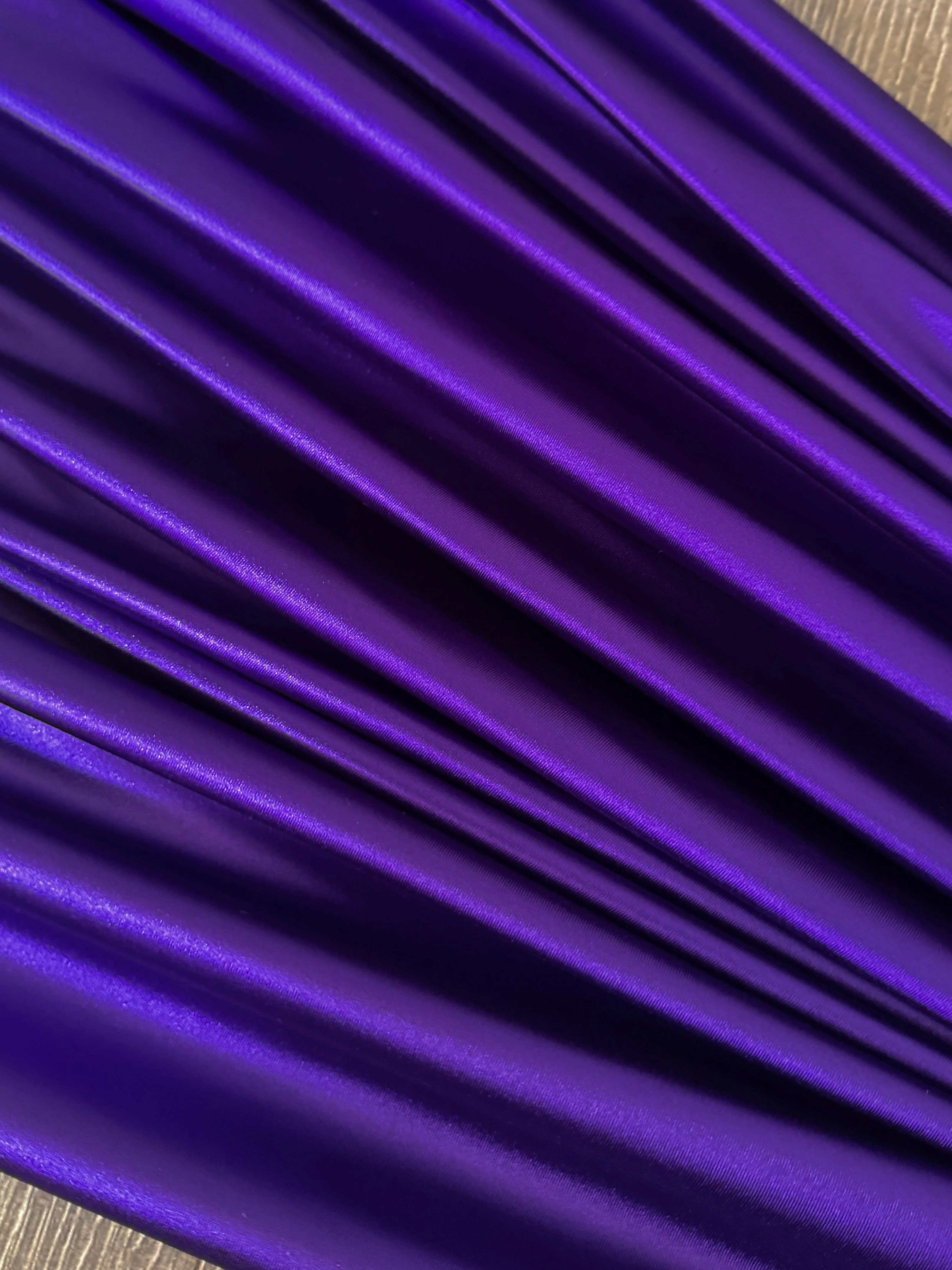 Purple Shiny Nylon Spandex - Image 2