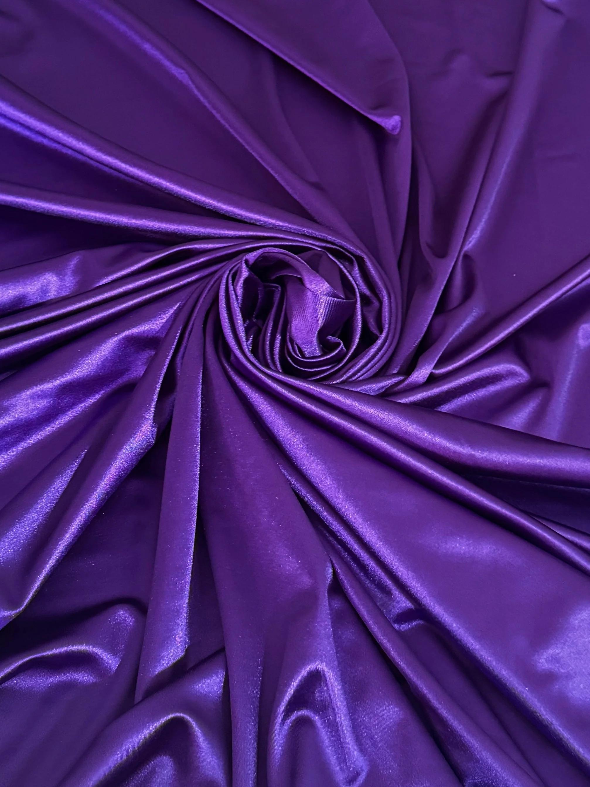 Purple Shiny Nylon Spandex - Image 3
