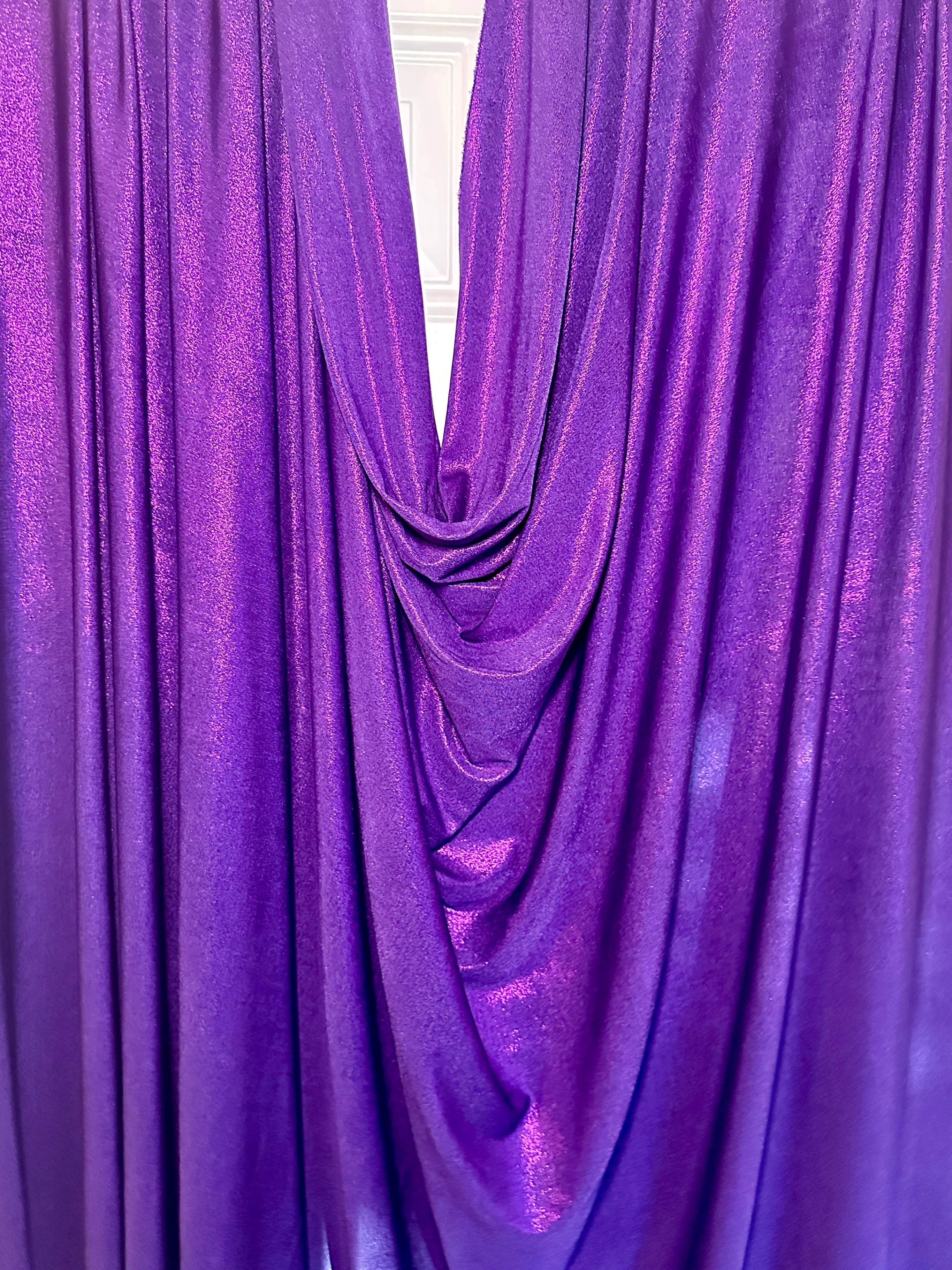 Purple Slinky Foiled Jersey - Image 2