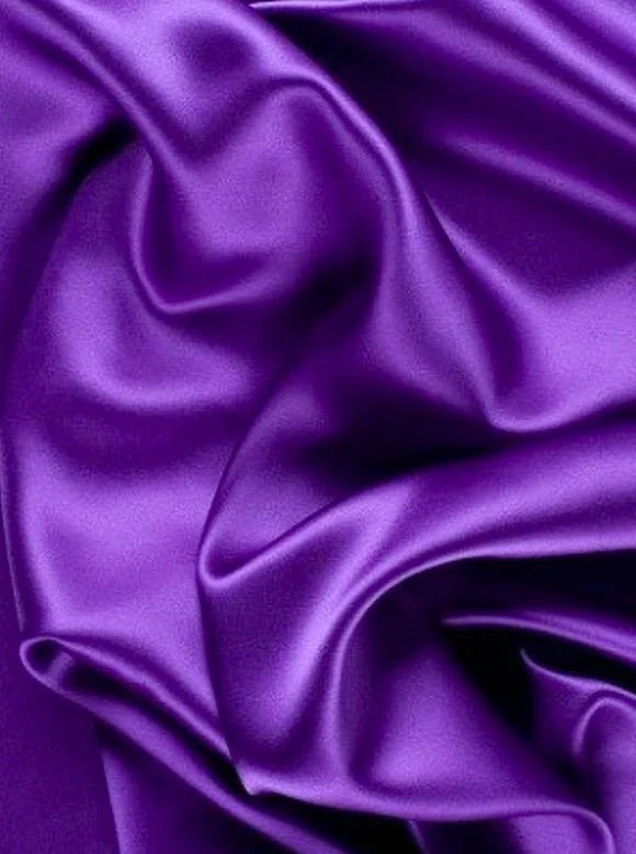 Purple Silky Stretch Satin - Image 4