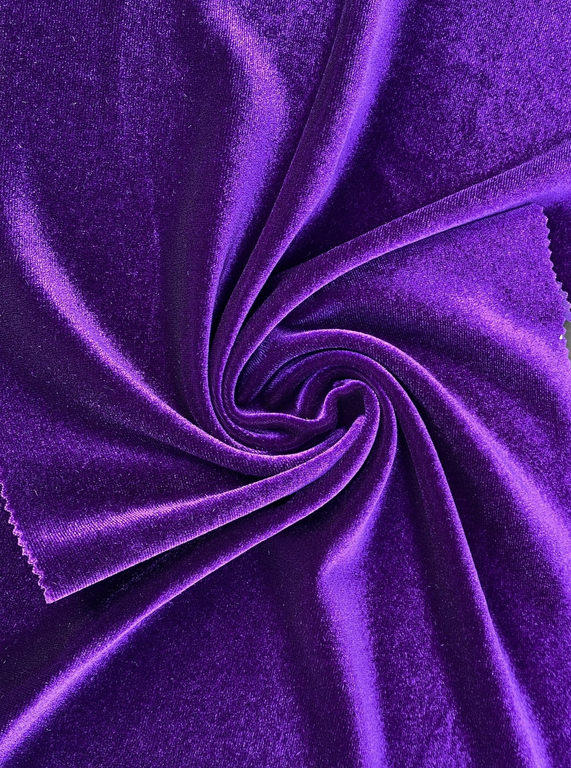 Purple Stretch Velvet - Image 6