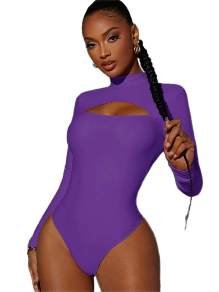 Purple Lulu Yoga Nylon Spandex - Image 2