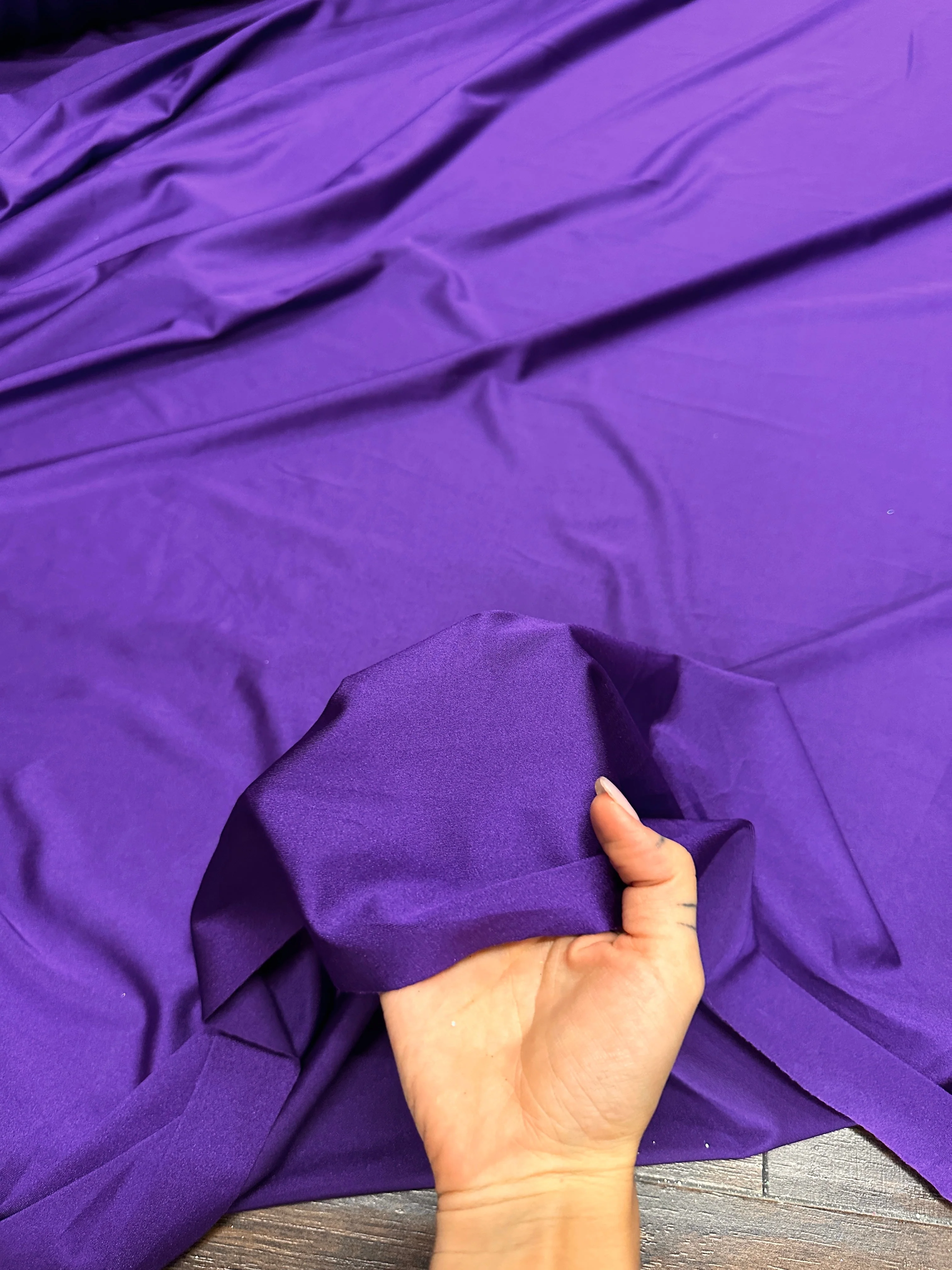 Purple Lulu Yoga Nylon Spandex - Image 9