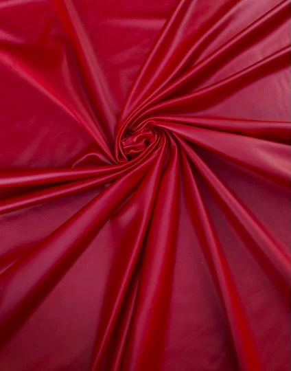 Red 4 Way Stretch Faux Leather - Image 5
