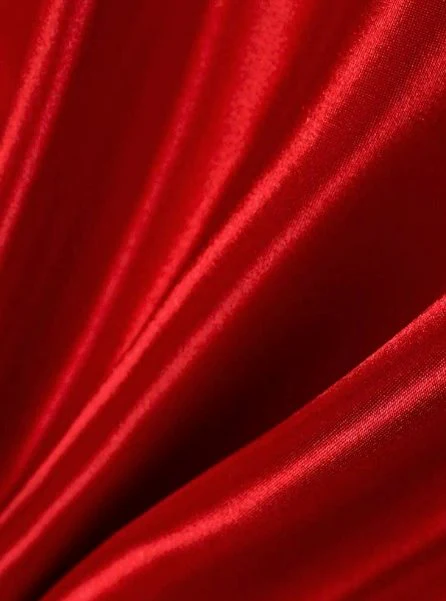 Red Duchesse Satin - Image 2