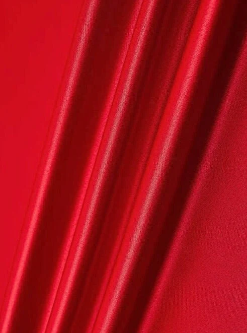 Red Duchesse Satin - Image 4
