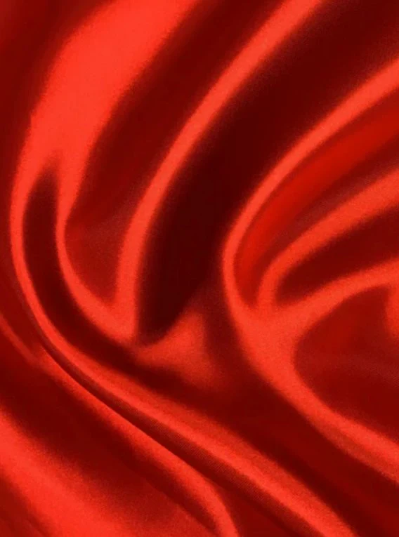 Red Duchesse Satin - Image 5