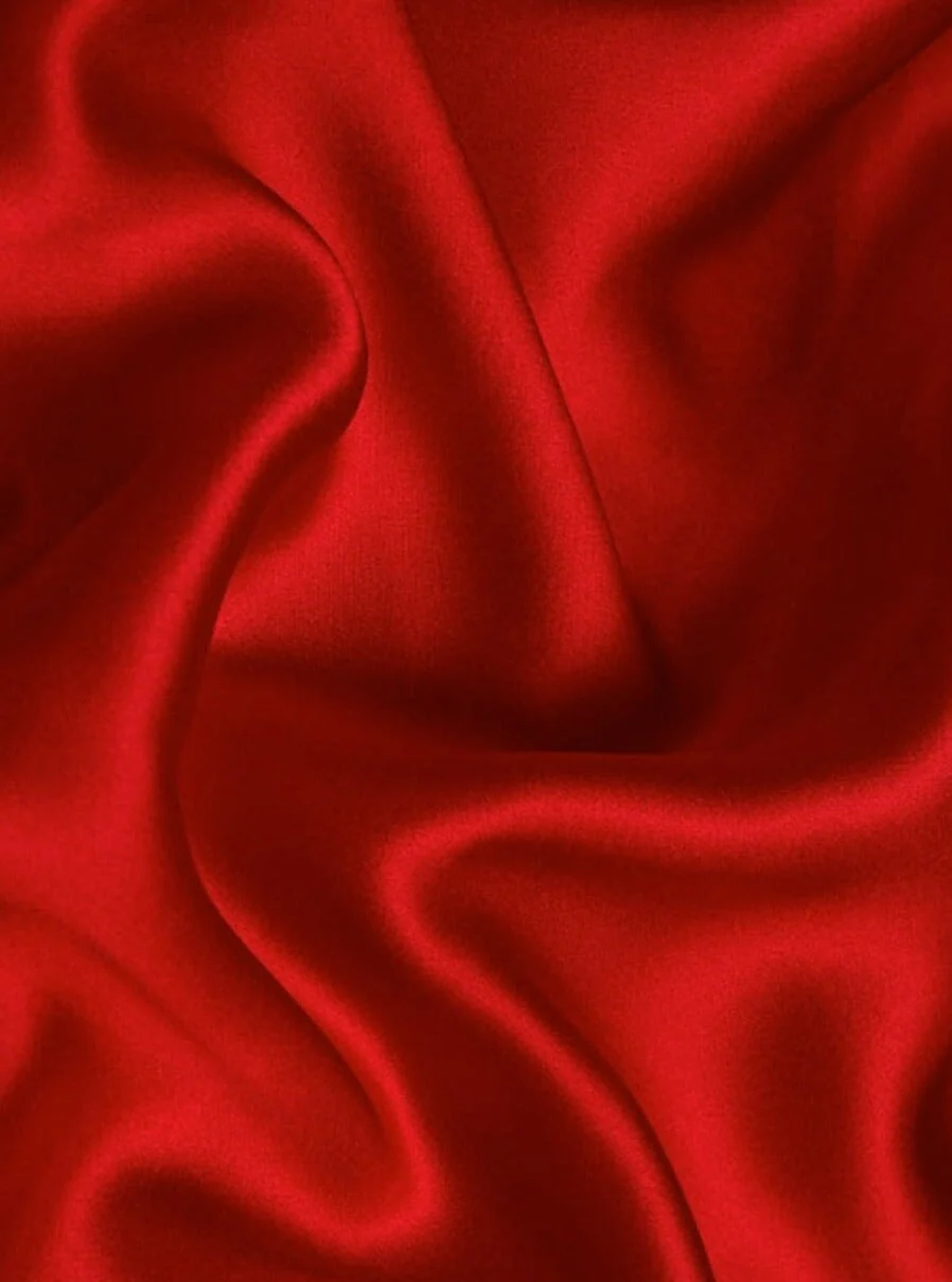 Red Duchesse Satin - Image 6