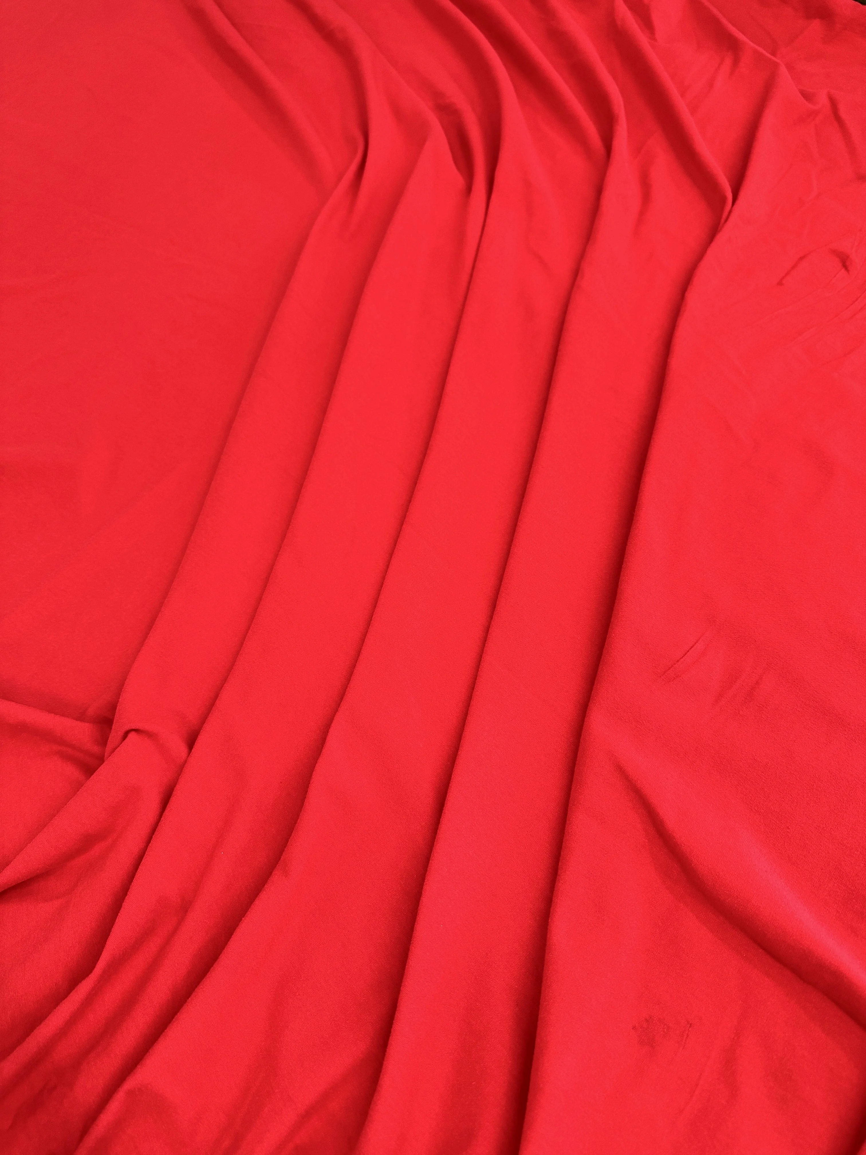 Red Cotton Jersey Knit - Image 2