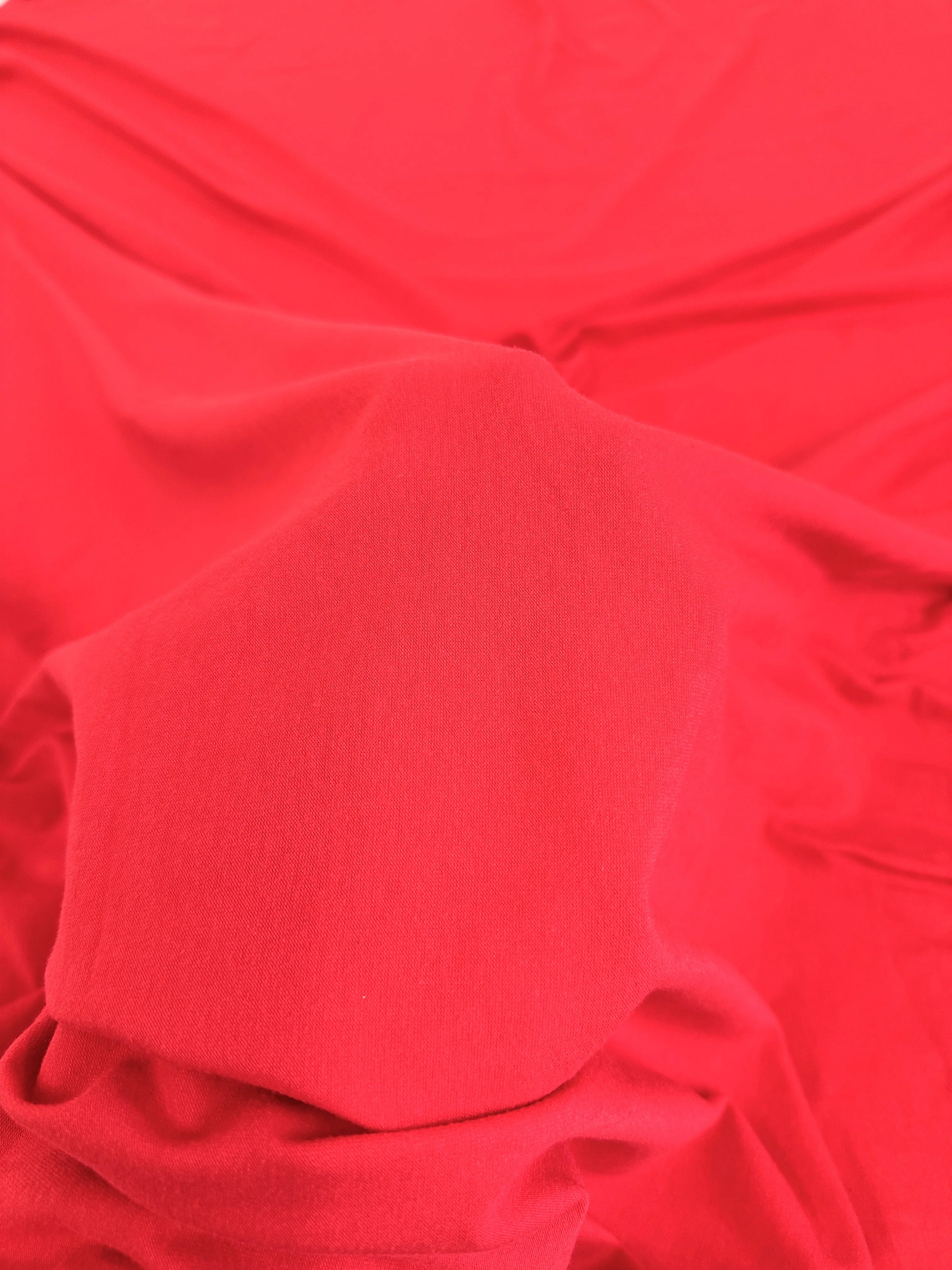 Red Cotton Jersey Knit - Image 8