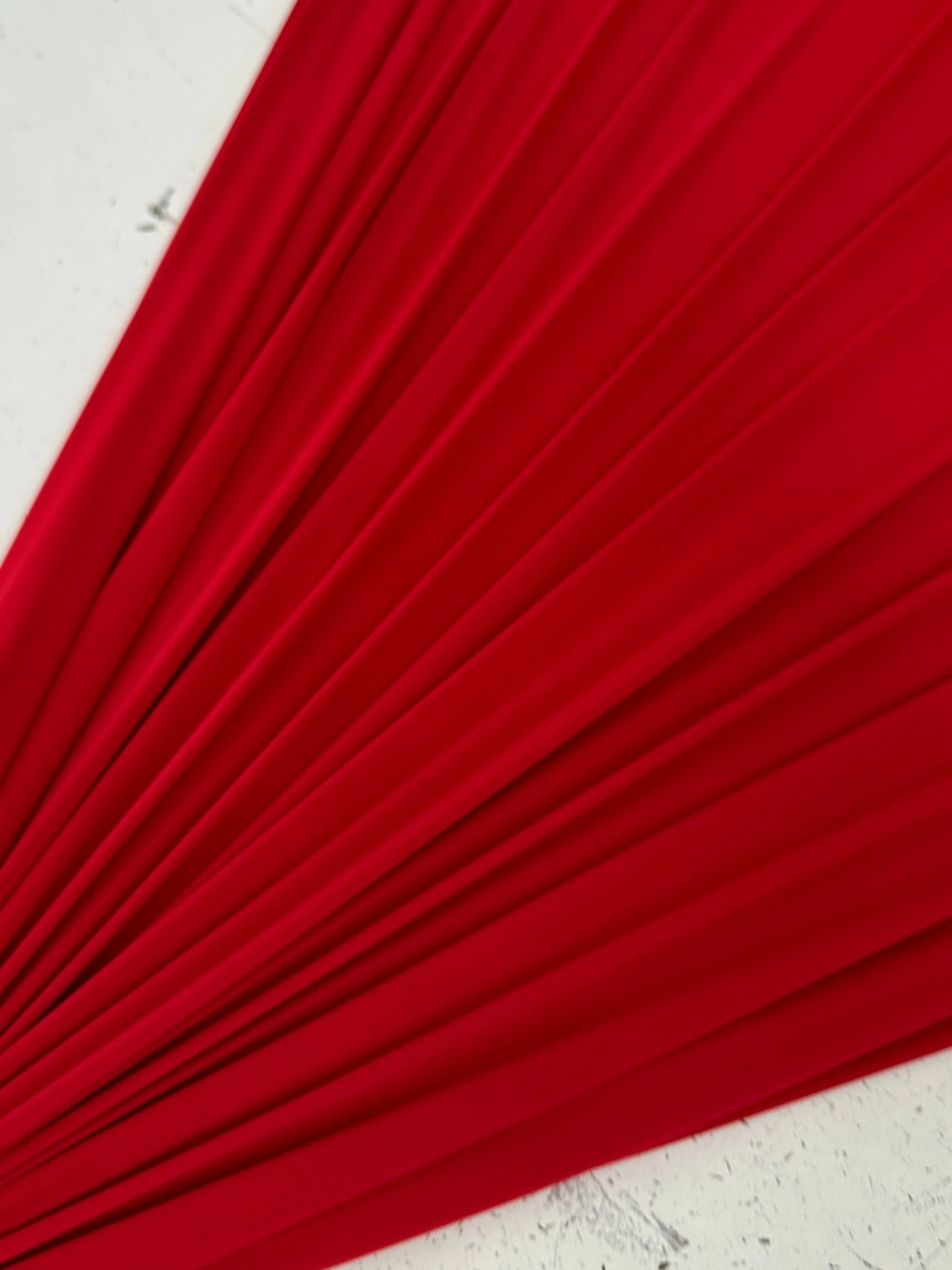Red Double Brushed DTY Jersey - Image 3
