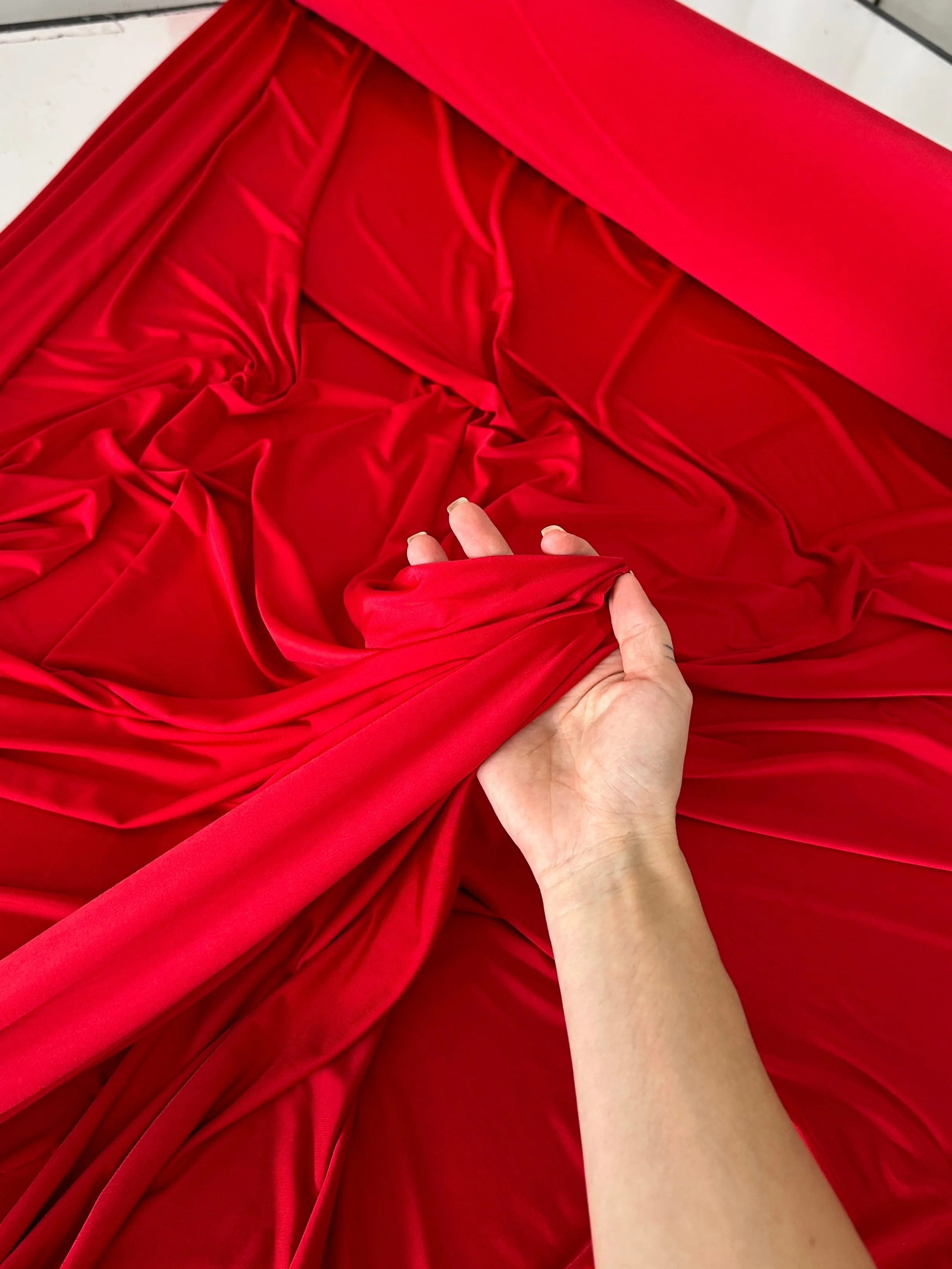Red Double Brushed DTY Jersey - Image 6