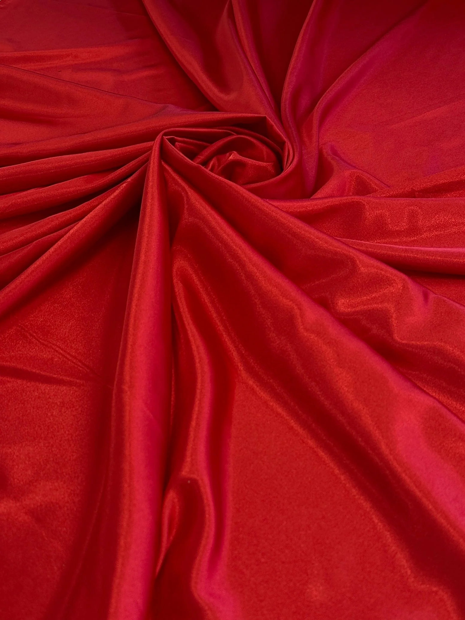 Red Luxury Silky Stretch Satin - Image 10