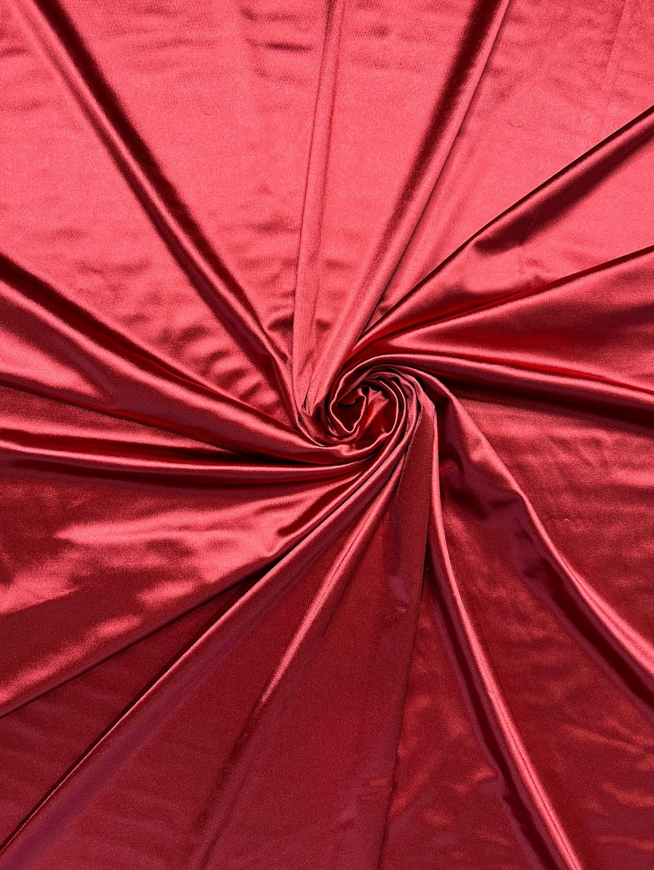 Dark Red Shiny Nylon Spandex - Image 10