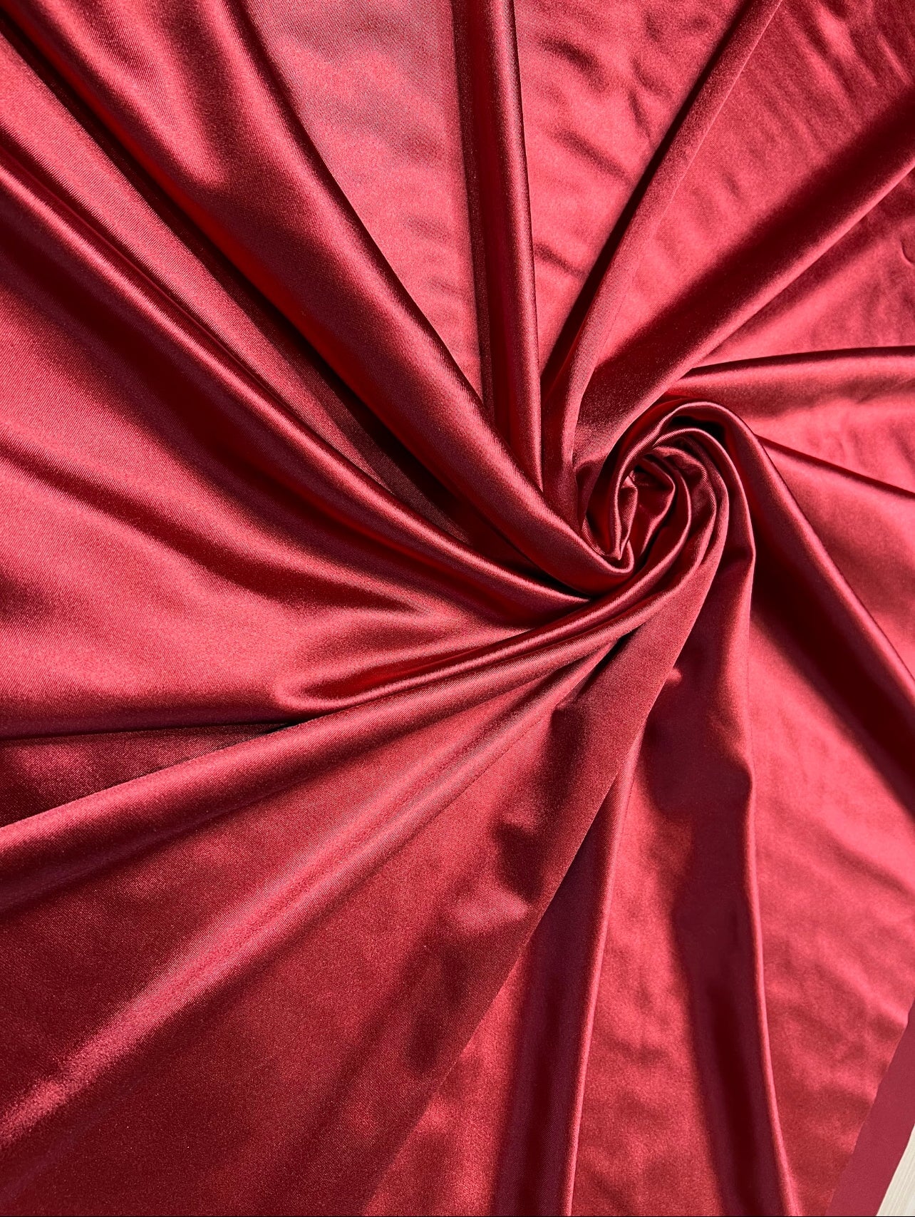 Dark Red Shiny Nylon Spandex - Image 16