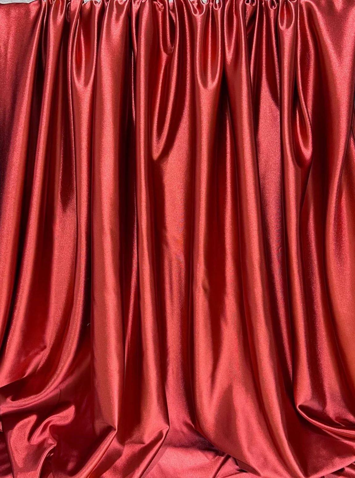 Dark Red Shiny Nylon Spandex - Image 18