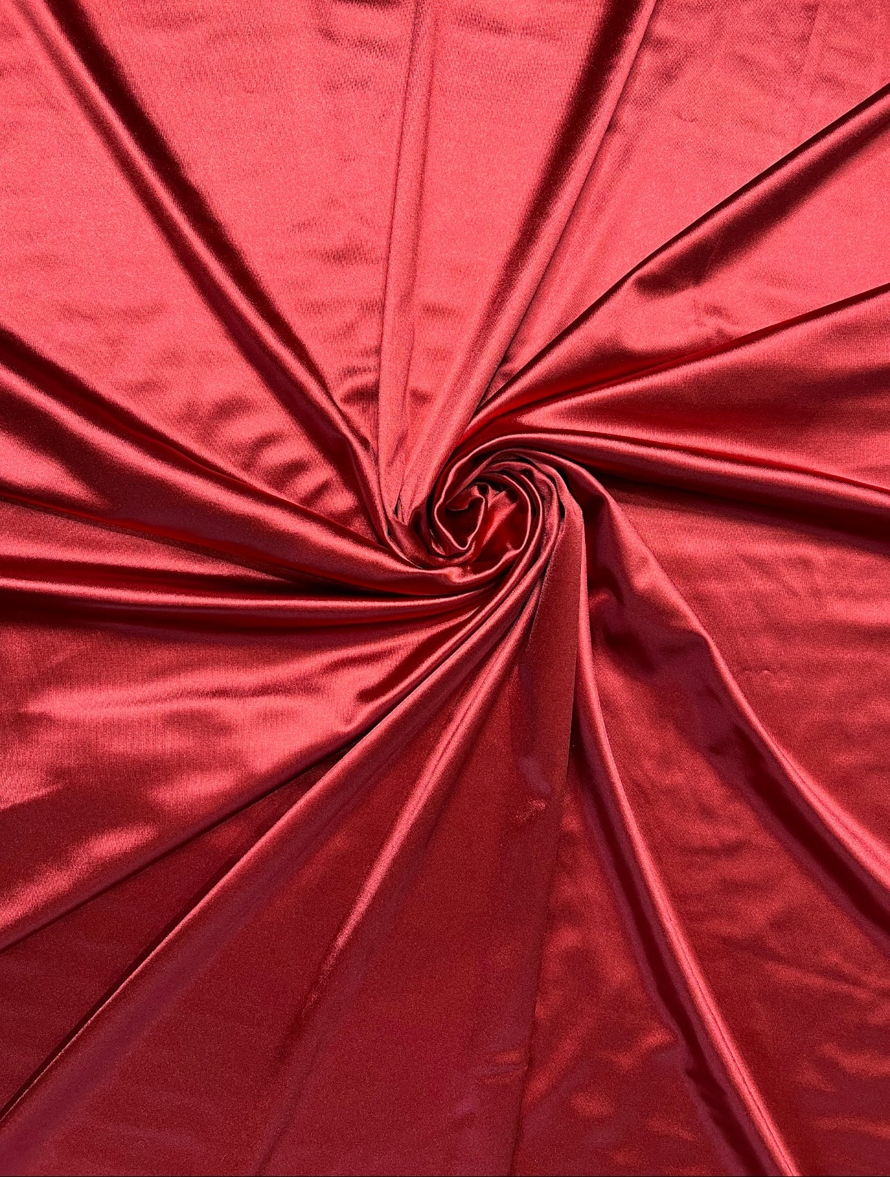 Dark Red Shiny Nylon Spandex - Image 4