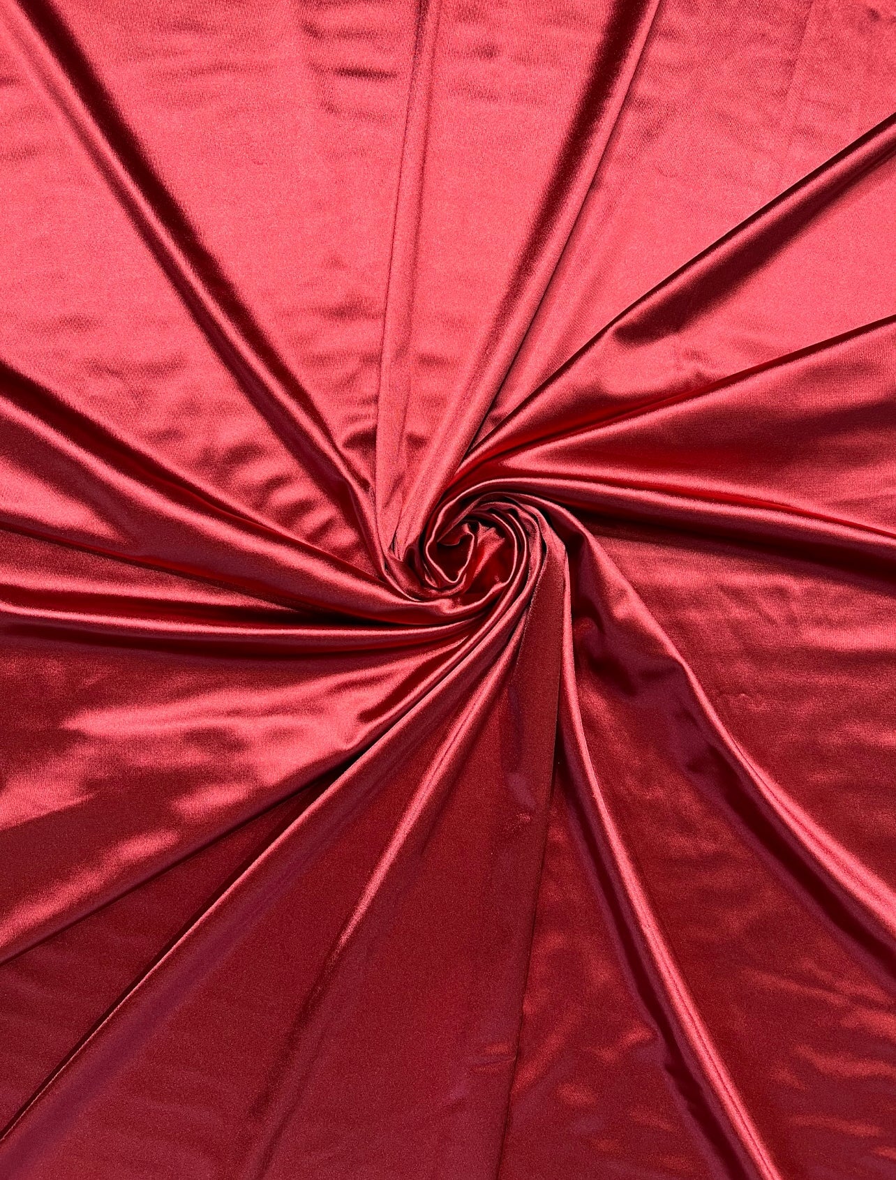 Dark Red Shiny Nylon Spandex - Image 7
