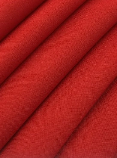 Red Poly Poplin - Image 3