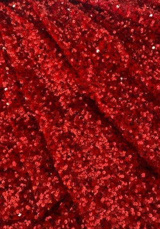 Red Sequin on Velvet - Image 4