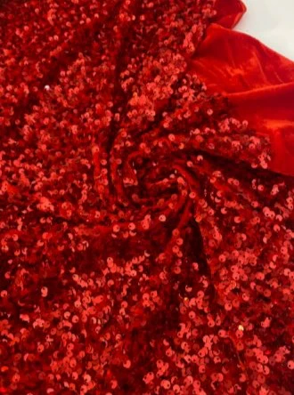 Red Sequin on Velvet - Image 5