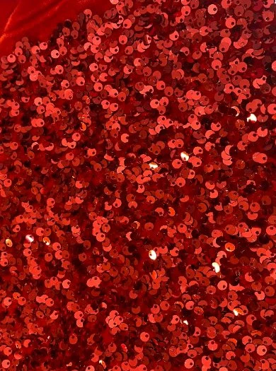 Red Sequin on Velvet - Image 8