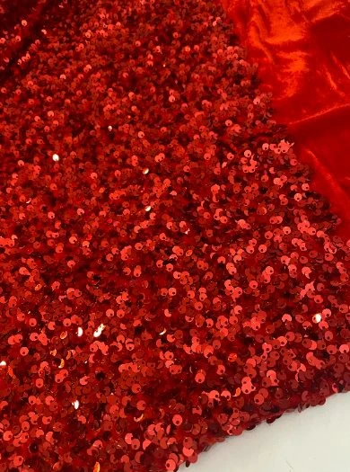 Red Sequin on Velvet - Image 9