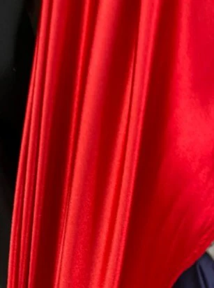 Red Shiny Nylon Spandex - Image 3