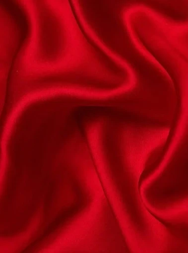 Red Silky Stretch Satin - Image 7