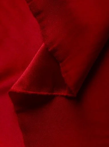 Red Silky Stretch Satin - Image 8