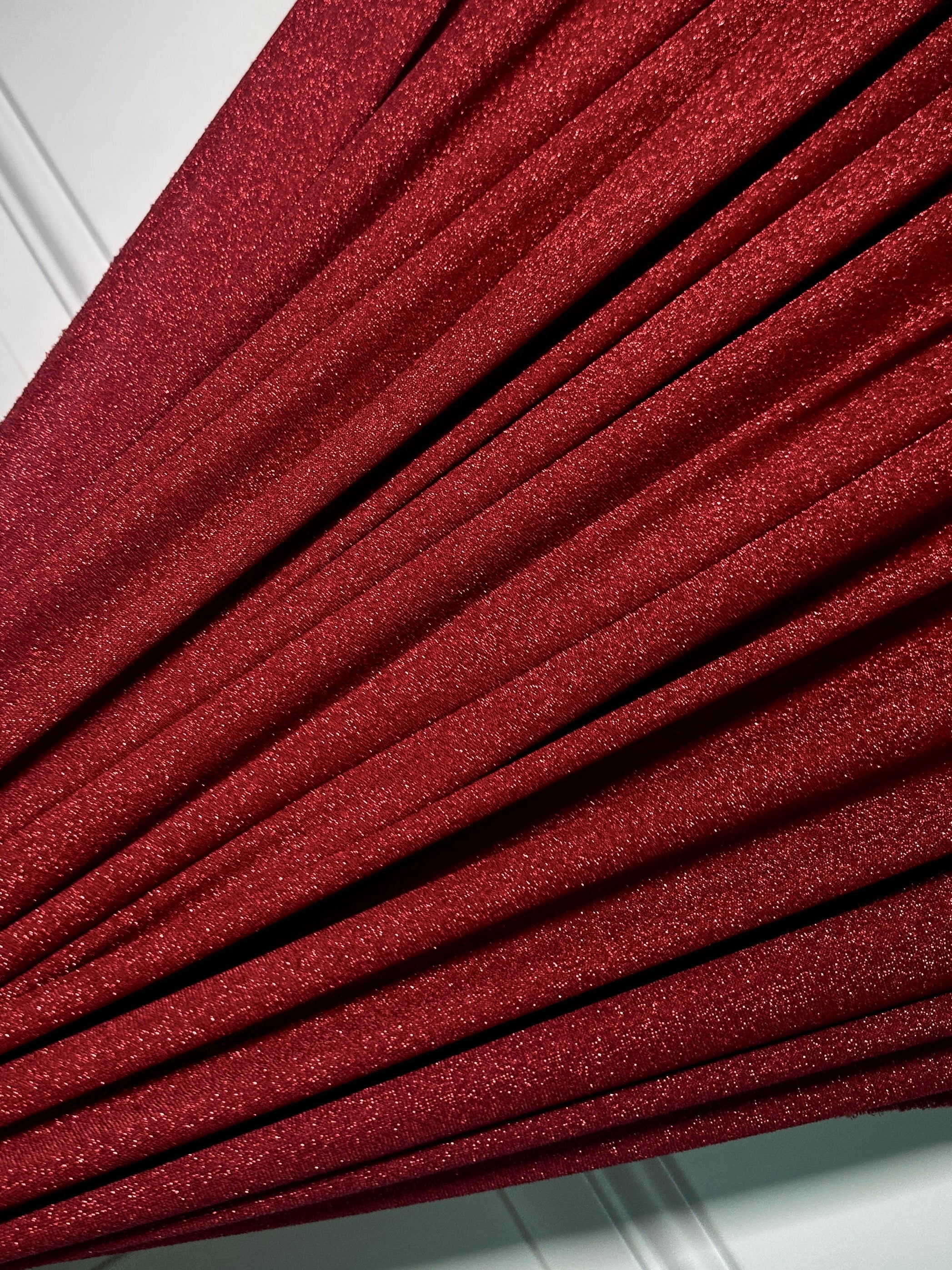 Red Spandex Lurex Knit - Image 2