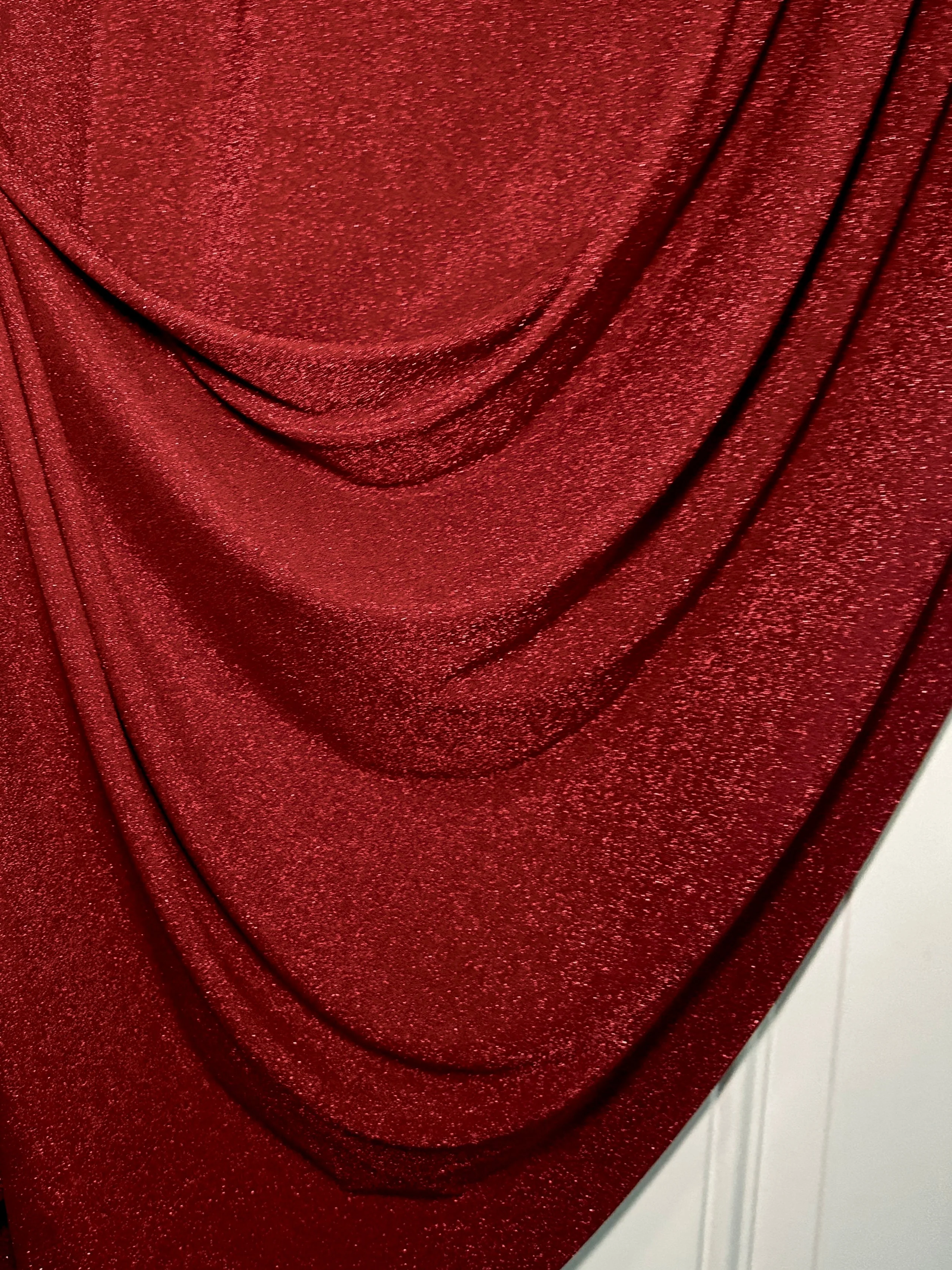 Red Spandex Lurex Knit - Image 4