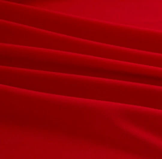 Red Stretch Crepe - Image 3