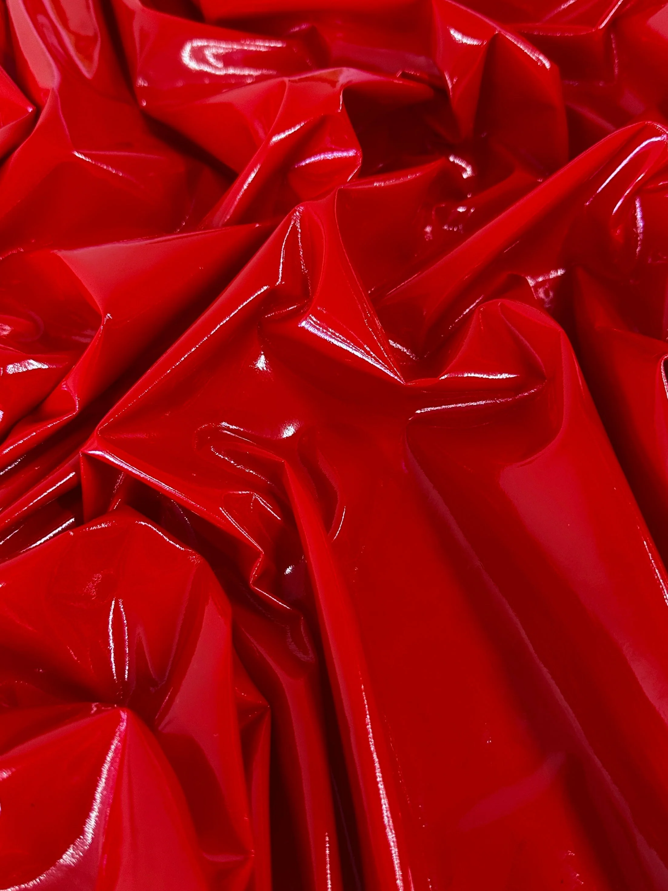 Red Glossy Stretch Patent Leather/Latex - Image 10