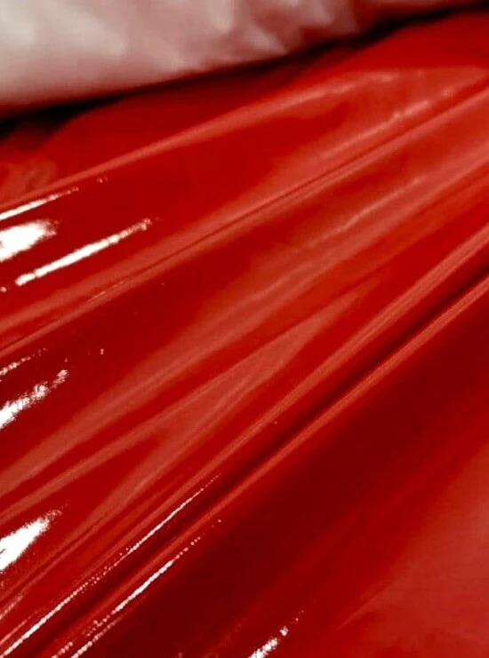 Red Glossy Stretch Patent Leather/Latex - Image 5