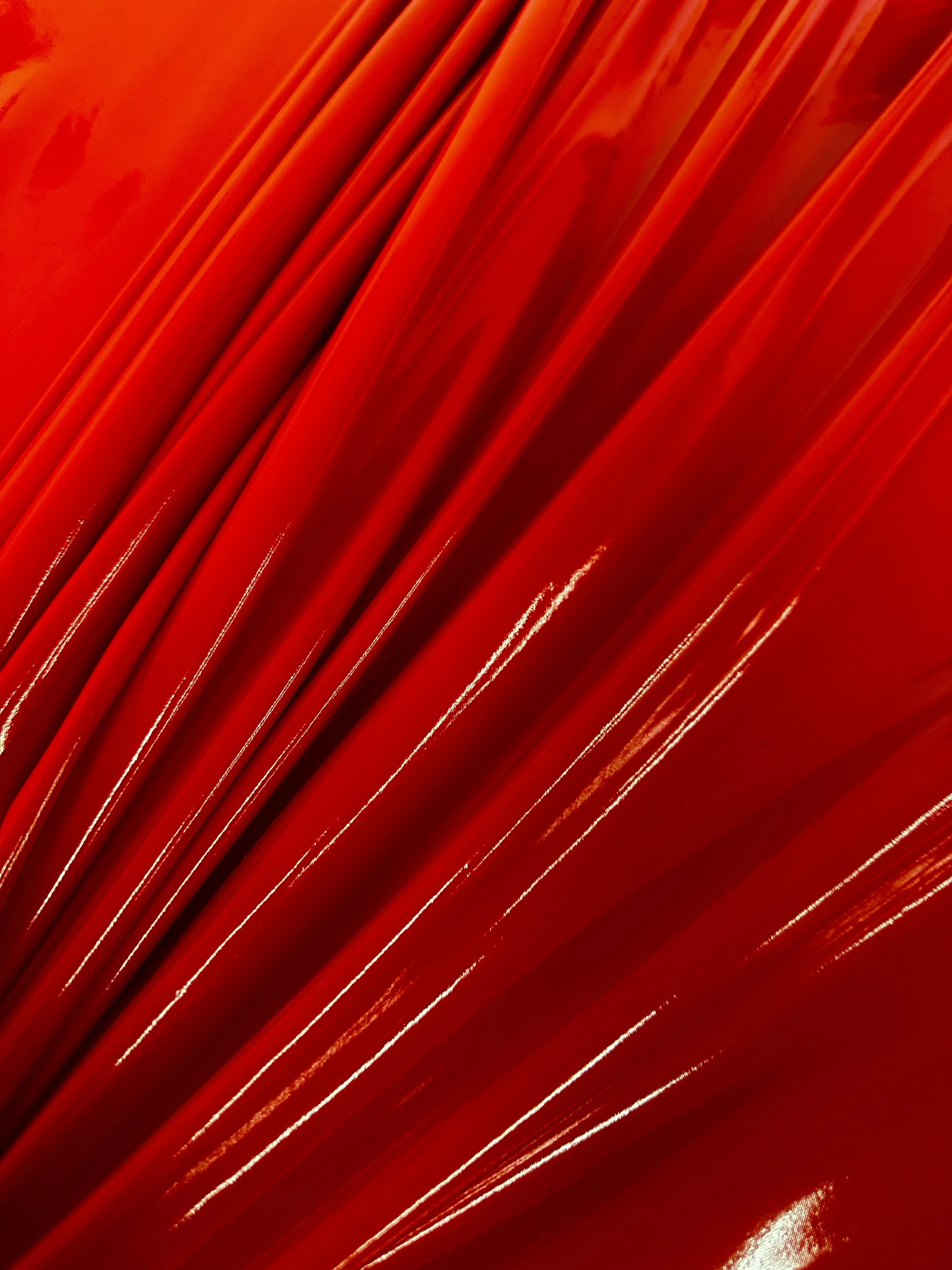 Red Glossy Stretch Patent Leather/Latex - Image 6