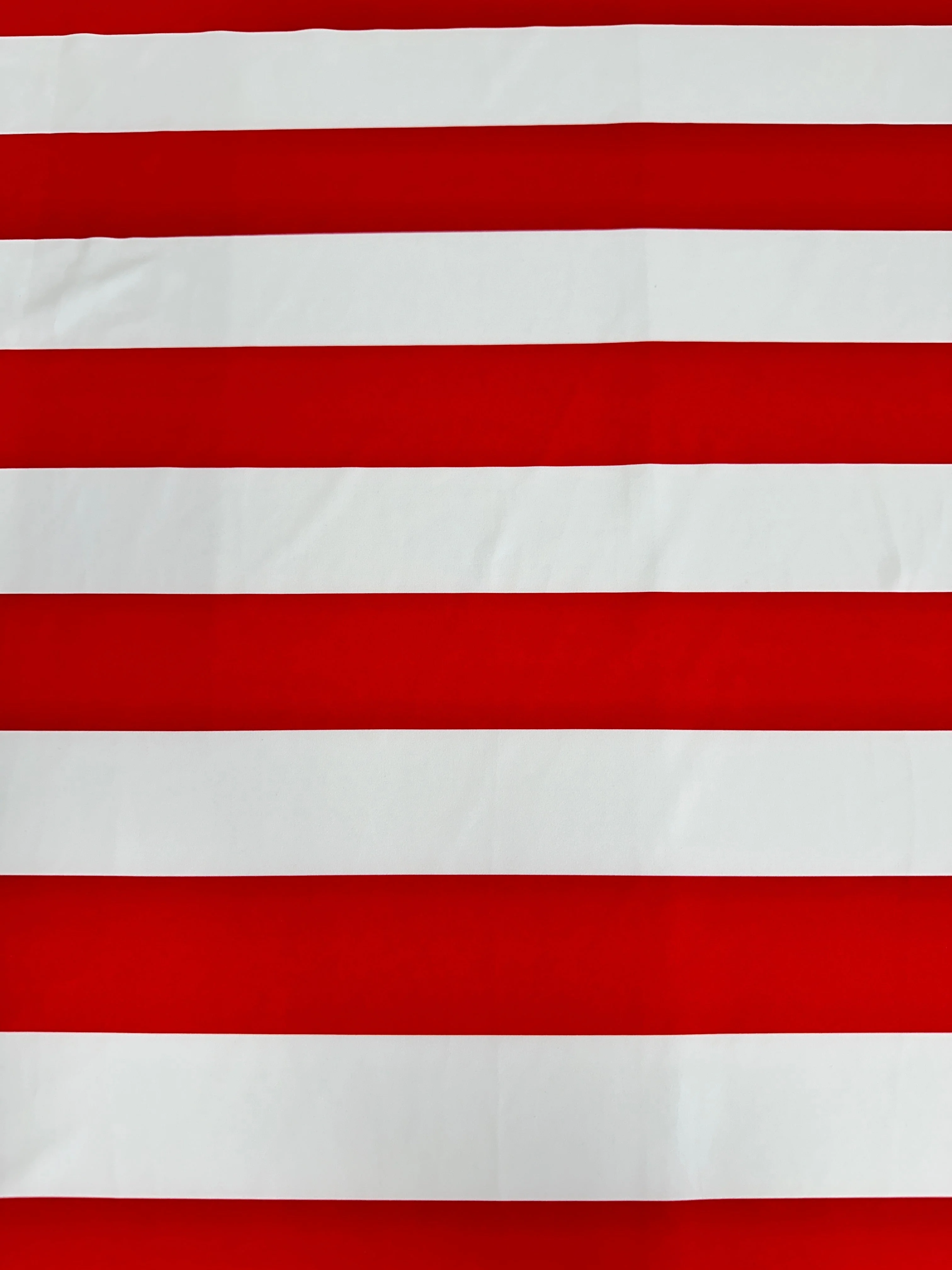 Red White Stripped Nylon Spandex - Image 5