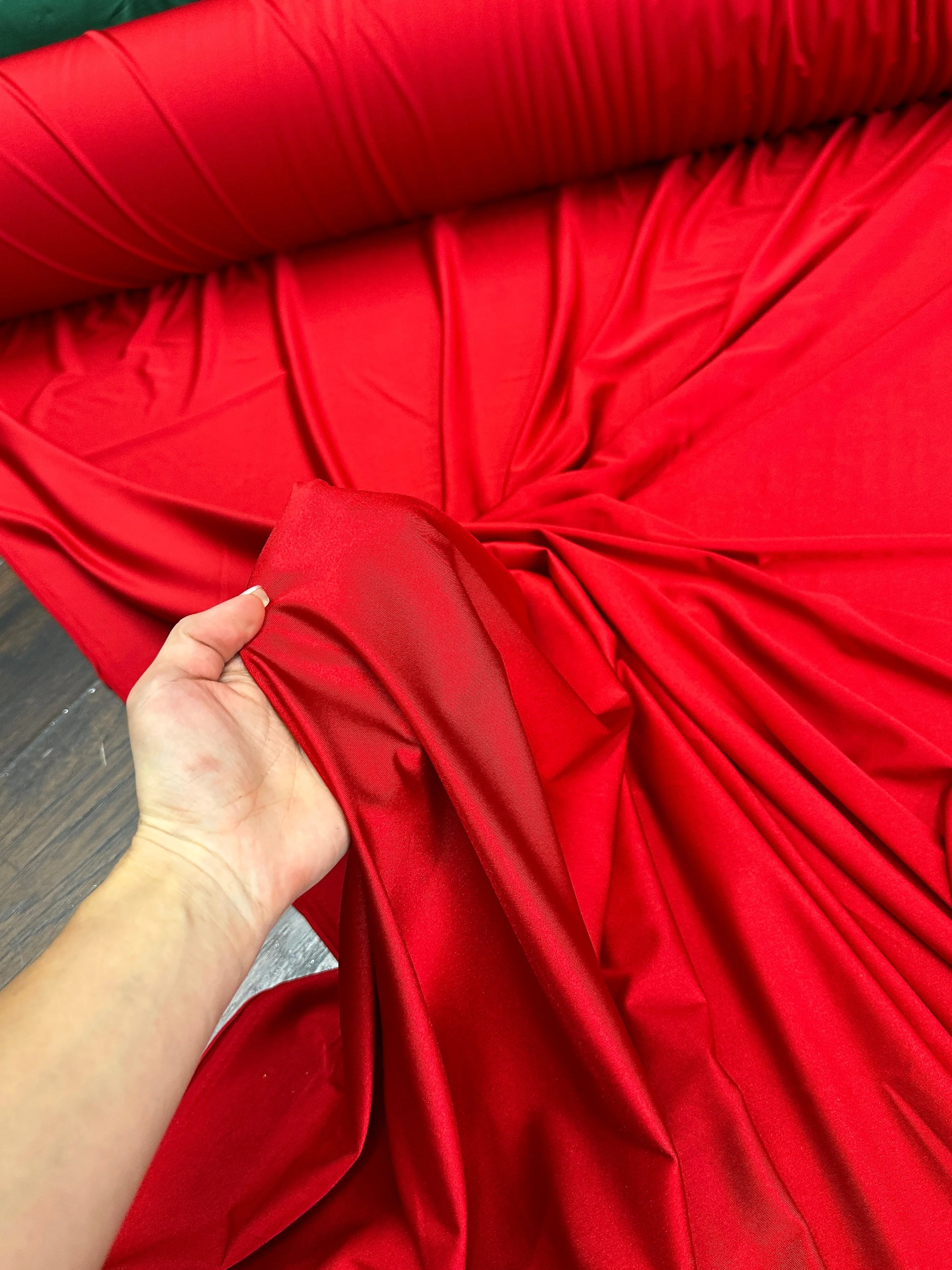 Red Lulu Yoga Nylon Spandex - Image 11