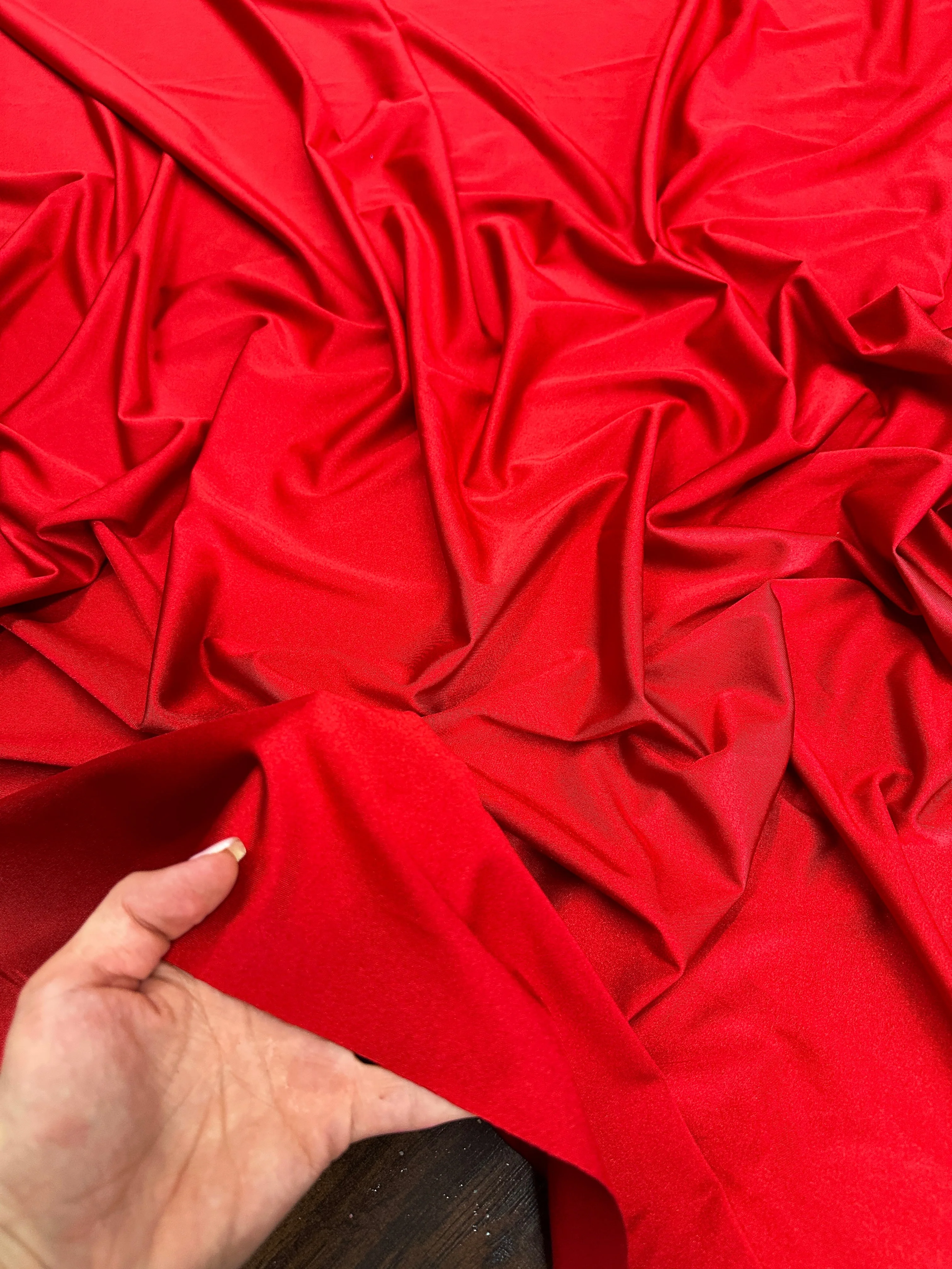 Red Lulu Yoga Nylon Spandex - Image 3