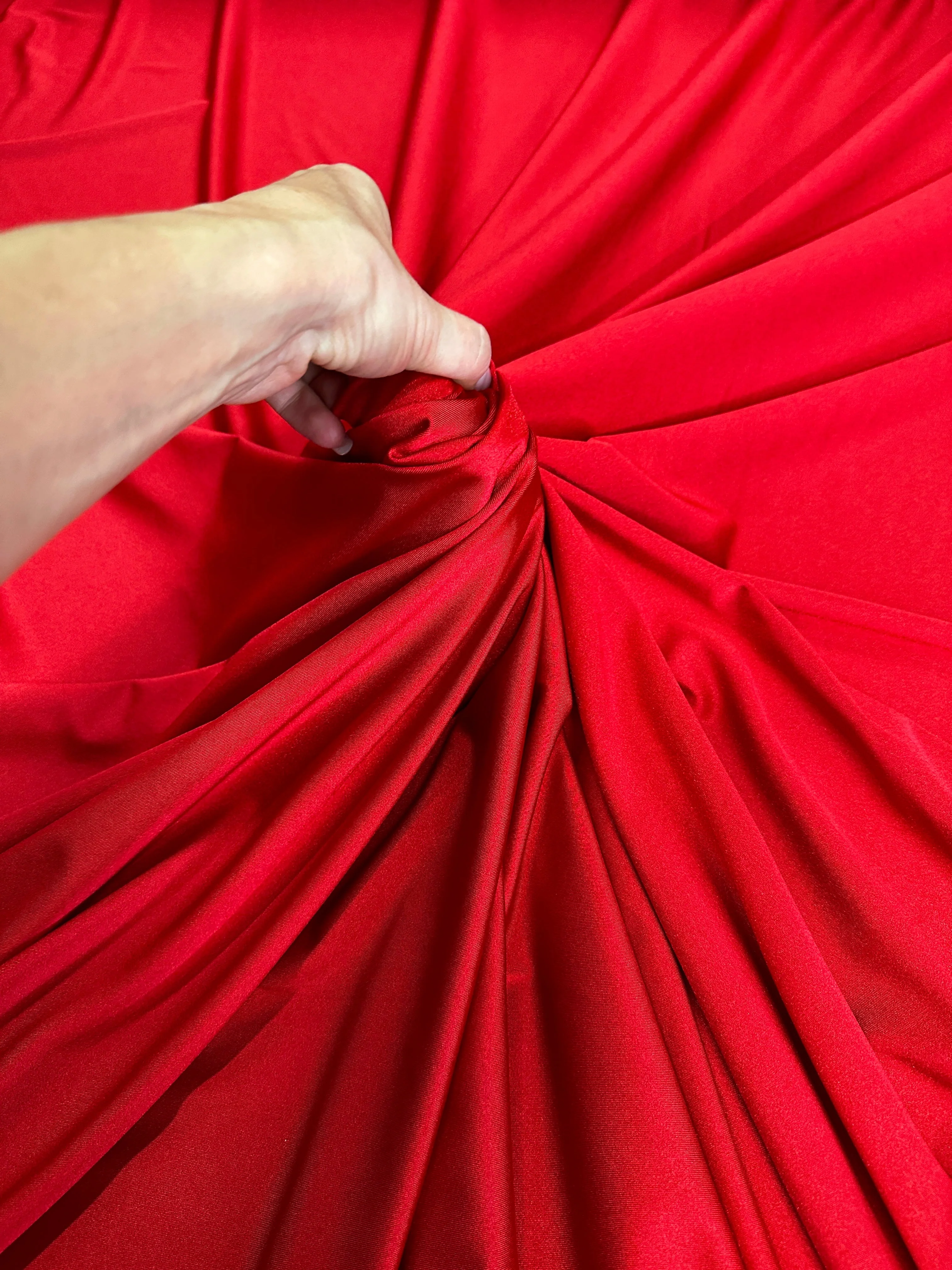 Red Lulu Yoga Nylon Spandex - Image 9