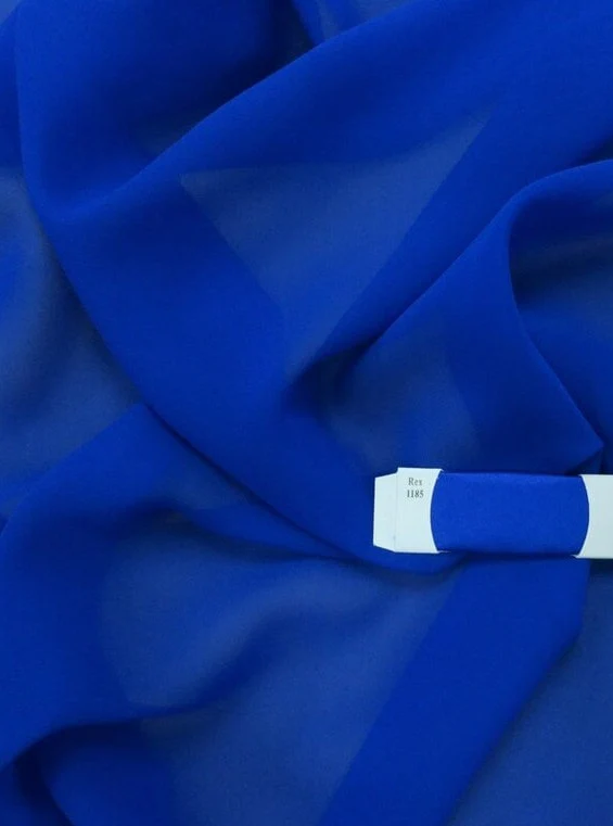 Royal Blue Chiffon - Image 5