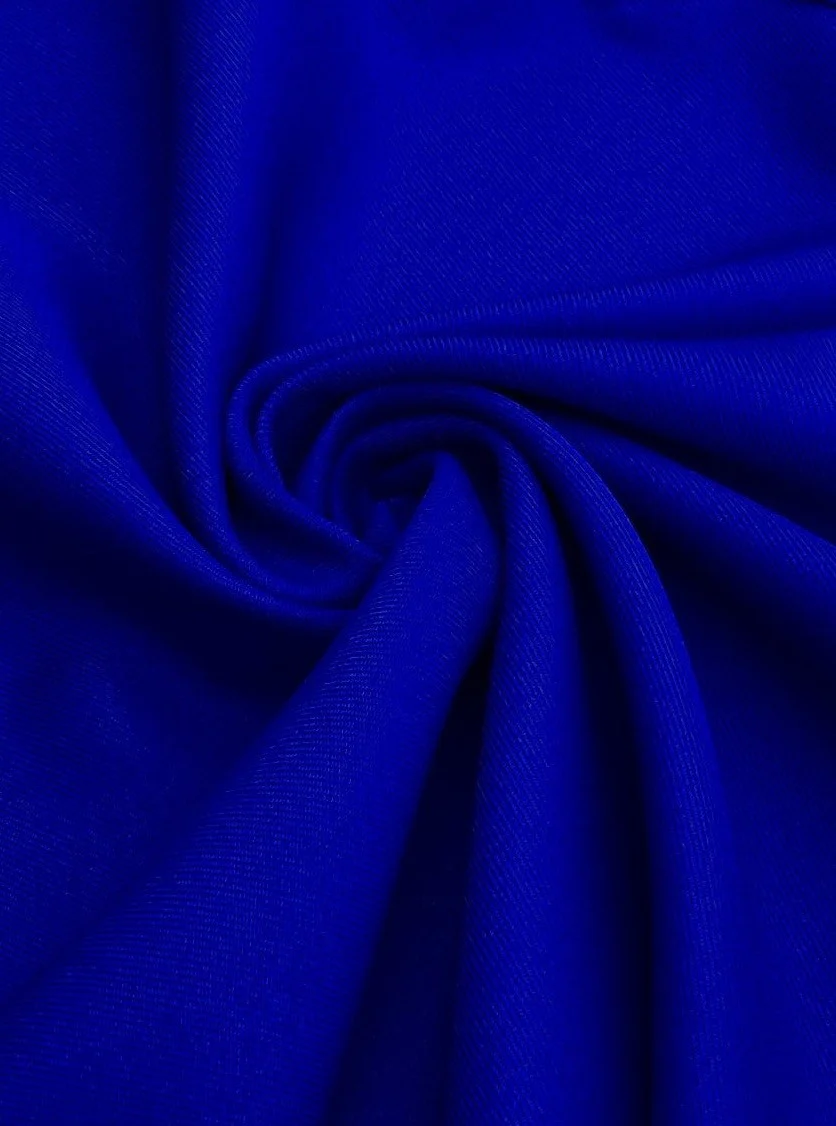 Deluxe Royal Blue Delaney Gabardine - Image 6