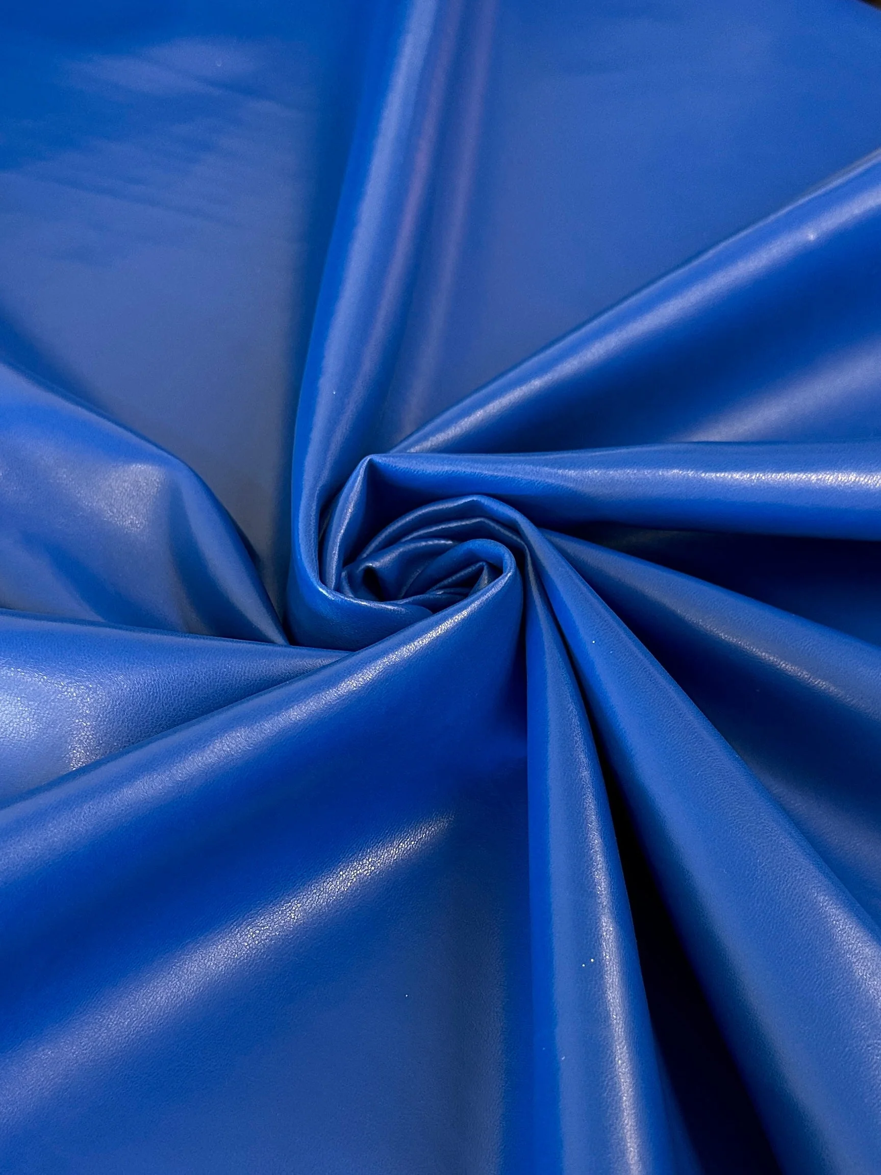 Royal Blue Faux Leather - Image 2