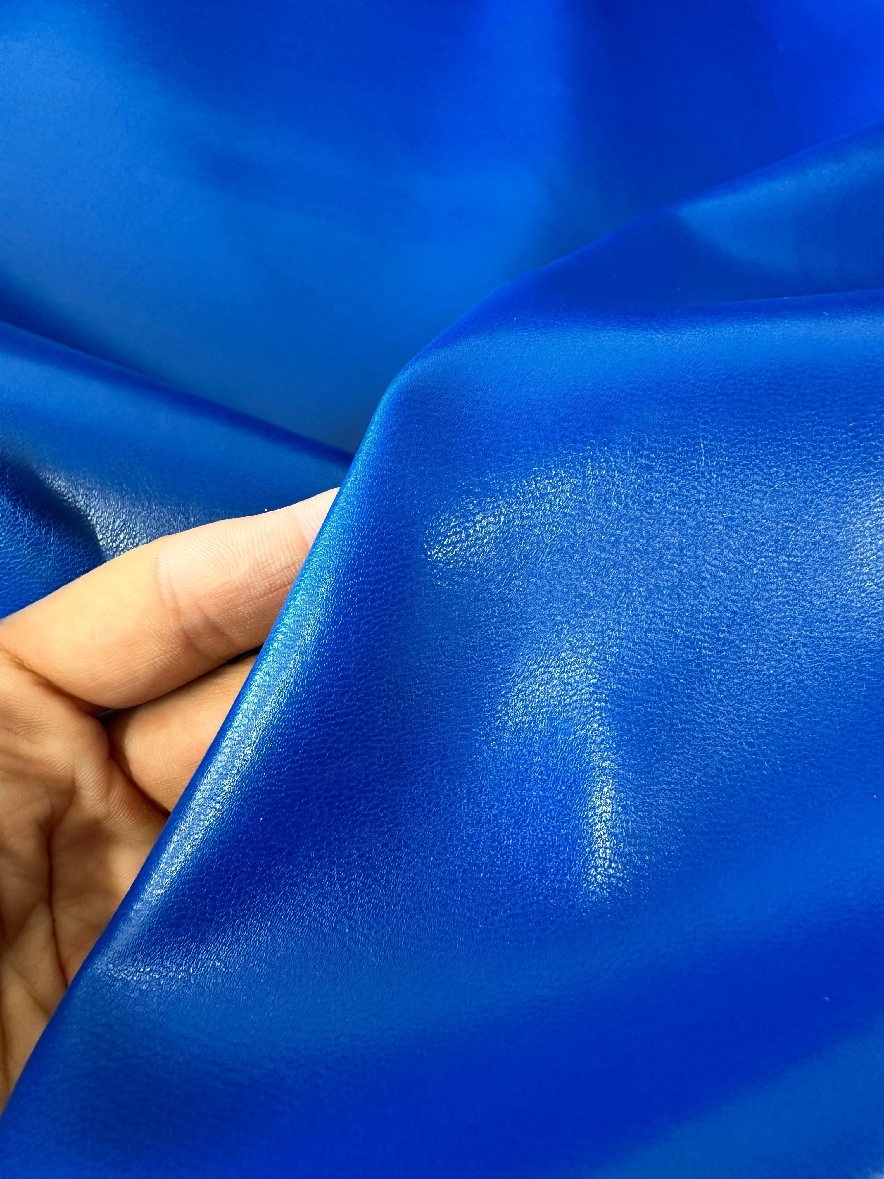 Royal Blue Faux Leather - Image 9