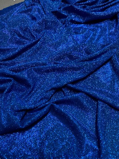 Royal Blue Spandex Lurex - Image 4