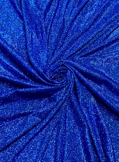 Royal Blue Spandex Lurex - Image 8