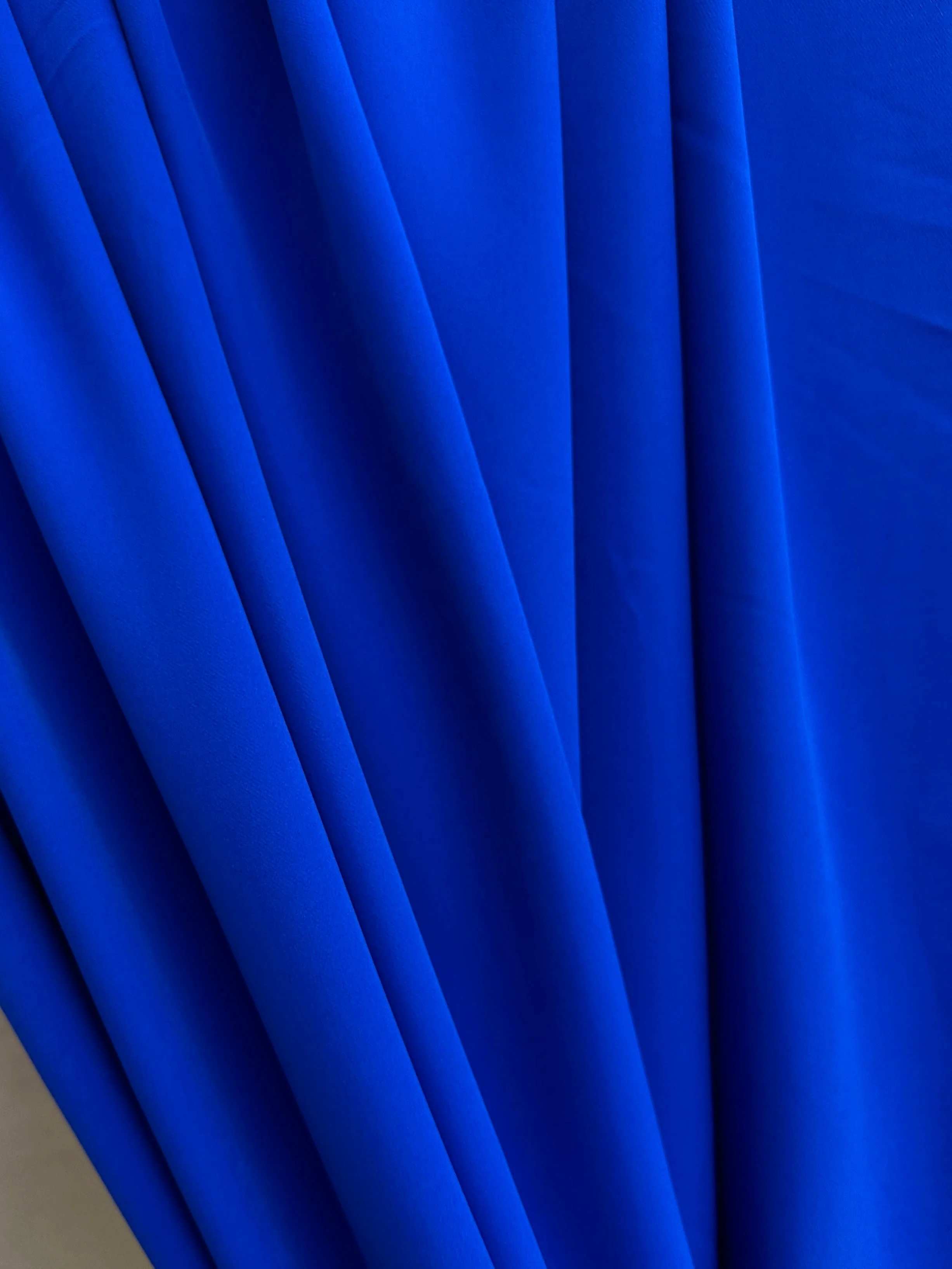 Royal Blue Stretch Crepe