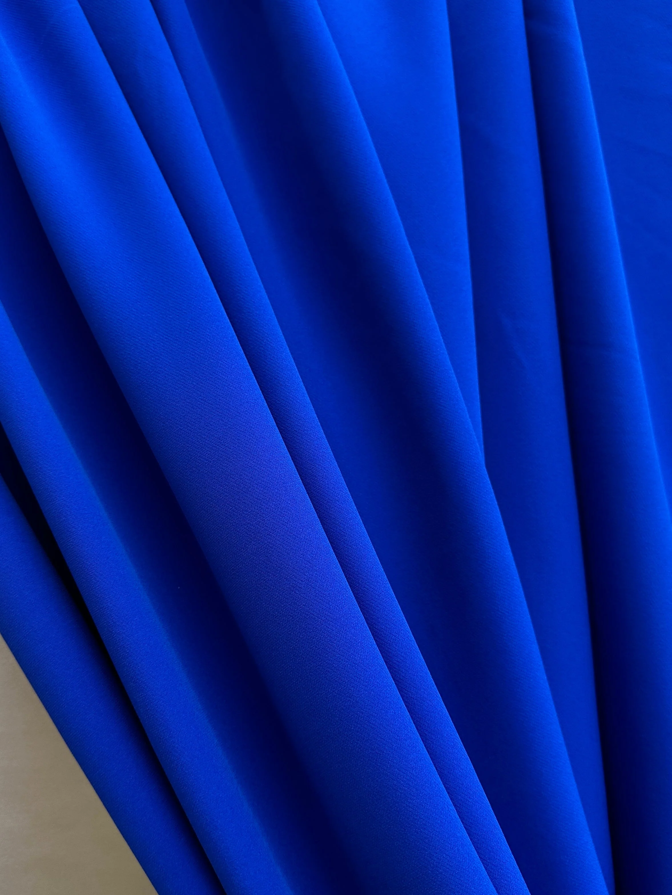 Royal Blue Stretch Crepe - Image 5
