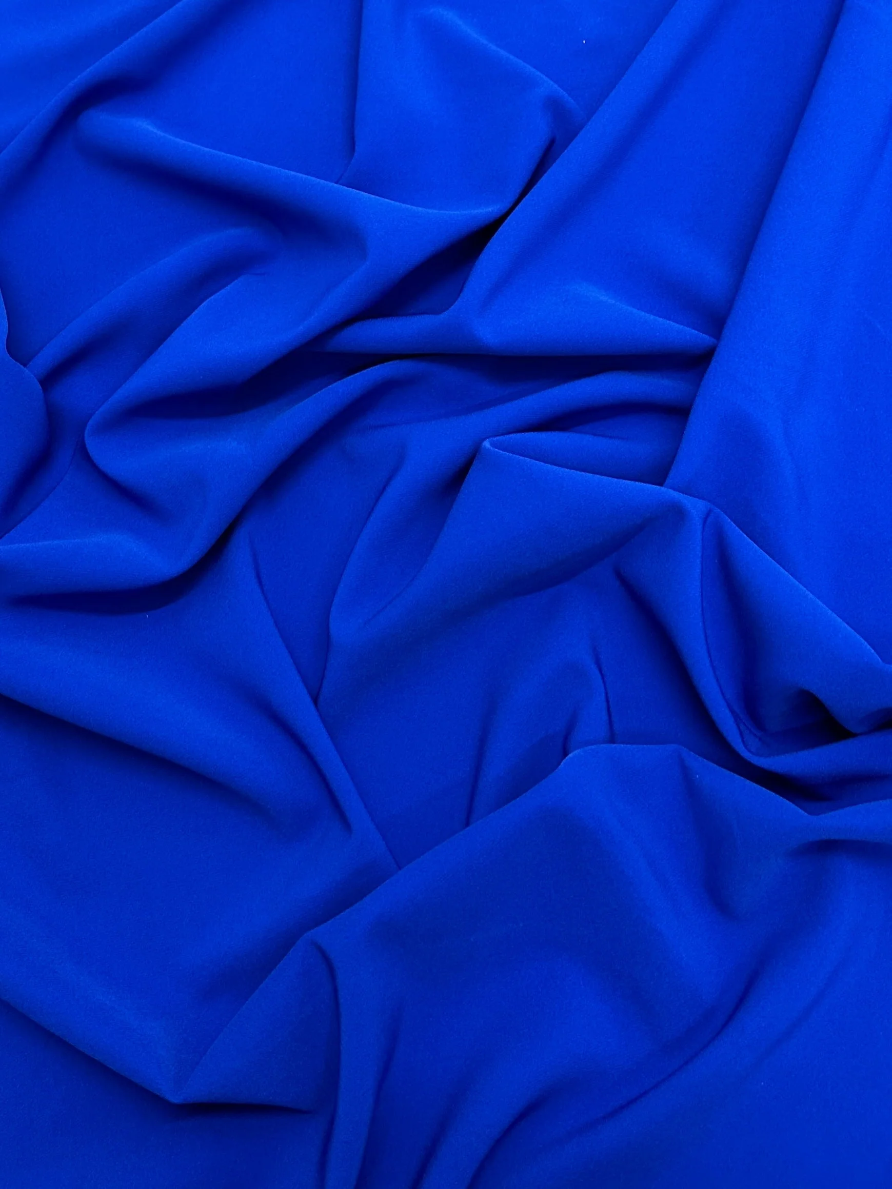 Royal Blue Stretch Crepe - Image 7